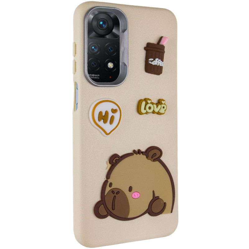 Чохол TPU Leather Toys на Xiaomi Redmi Note 11 Pro 4G/5G / 12 Pro 4G (Capybara / Sand)