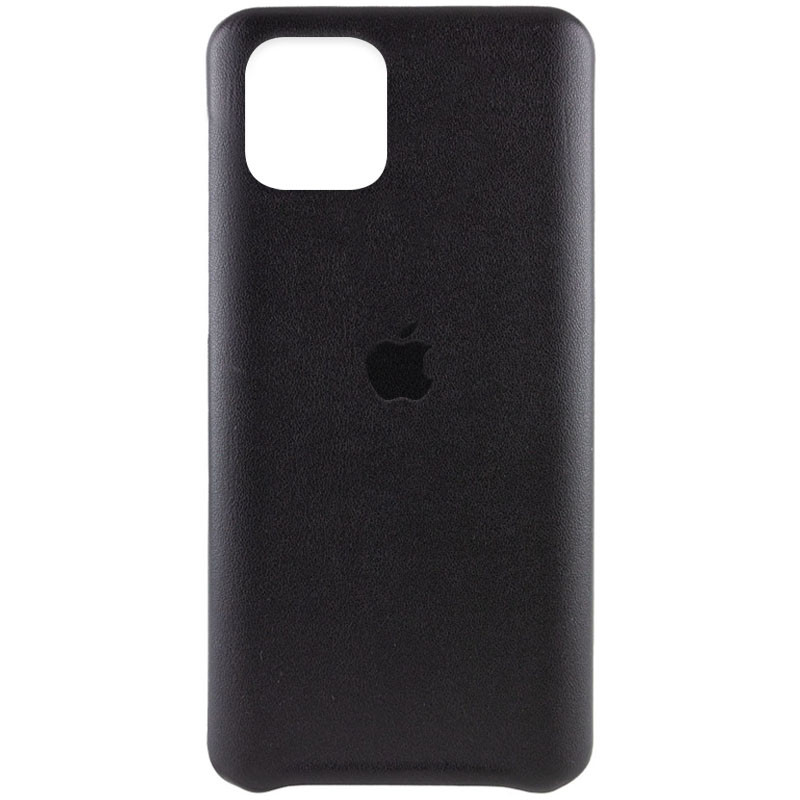 Шкіряний чохол AHIMSA PU Leather Case Logo (A) на iPhone 12 mini (Эстетический деффект / Чорний)