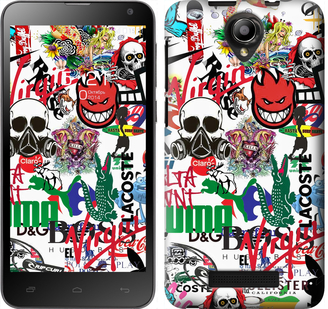 

Чохол Many different logos на Fly IQ4514 638247