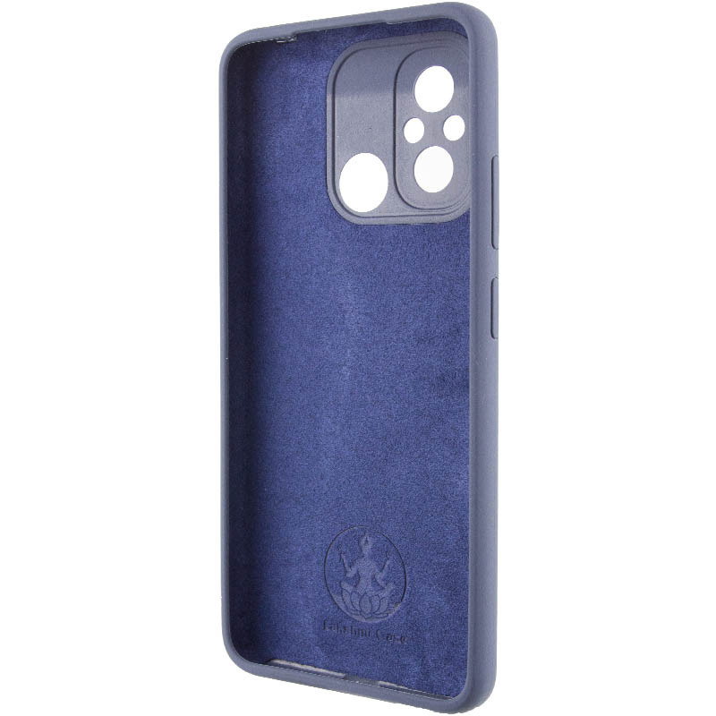 Фото Чохол Silicone Cover Lakshmi Full Camera (AA) with logo на Xiaomi Redmi 12C / Poco C55 (Синій / Midnight blue) в маназині vchehle.ua