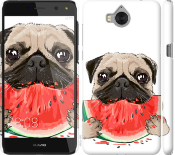 

Чехол Мопс и арбуз для Huawei Y5 2017 843892