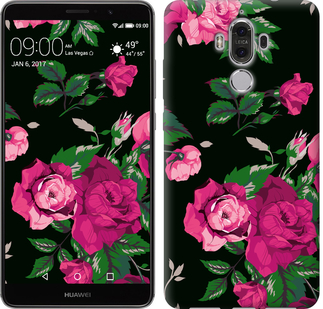 

Чохол Троянди на чорному тлі на Huawei Mate 10 547121