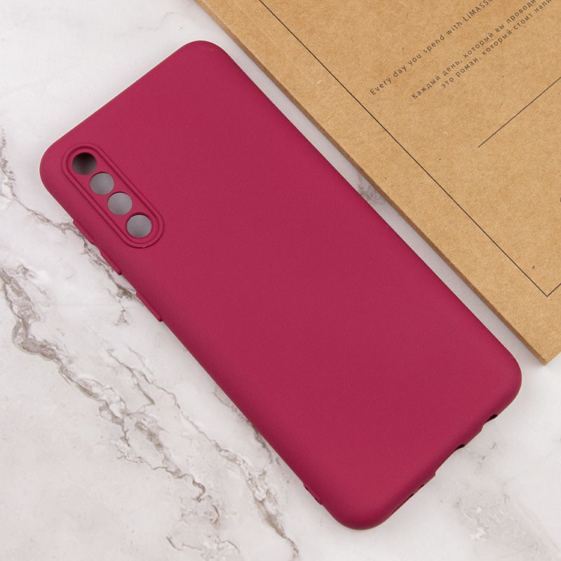 Чохол Silicone Cover Lakshmi Full Camera (A) на Samsung Galaxy A50 (A505F) / A50s / A30s (Бордовий / Marsala) в магазині vchehle.ua