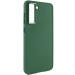 TPU чехол Bonbon Metal Style для Samsung Galaxy S21 FE (Зеленый / Army green)