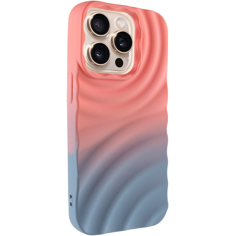 Чохол TPU ColorWave на Apple iPhone 15 Pro Max (6.7") (Peach / Sky)