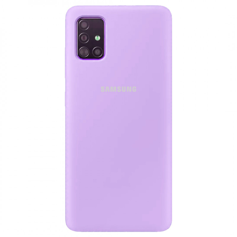 

Чохол Silicone Cover Full Protective (AA) на Samsung Galaxy A51 (Бузковий / Dasheen) 871064