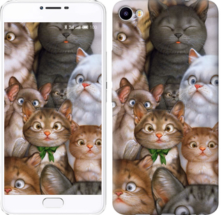 Чехол коты для Meizu U20