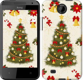 

Чехол Новогодняя елка для HTC Desire 300 450882