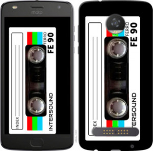 Чехол Кассета с90 для Motorola Moto Z2 Play