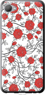 

Чехол Красные розы на белом фоне для HTC Desire 12 1388543