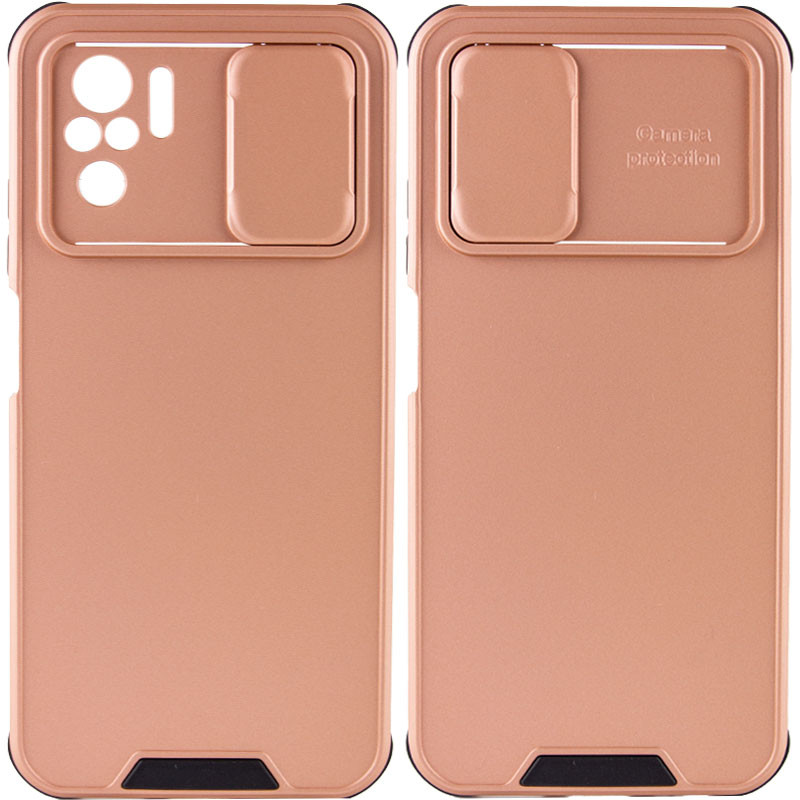 

TPU+PC чехол Lens series для Xiaomi Redmi Note 10S (Rose Gold) 1213080
