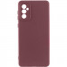 Чехол TPU GETMAN Liquid Silk Full Camera для Samsung Galaxy A35 (Бордовый / Marsala)