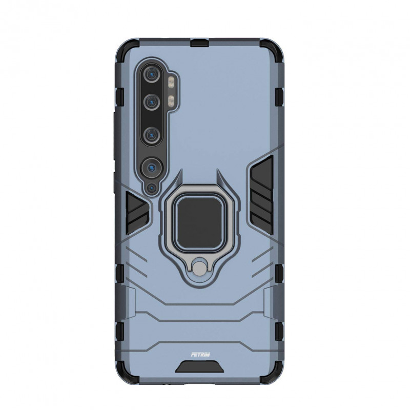 Ударостійкий чохол Transformer Ring for Magnet на Xiaomi Mi Note 10 / Note 10 Pro/CC9 Pro (Сірий / Metal slate)