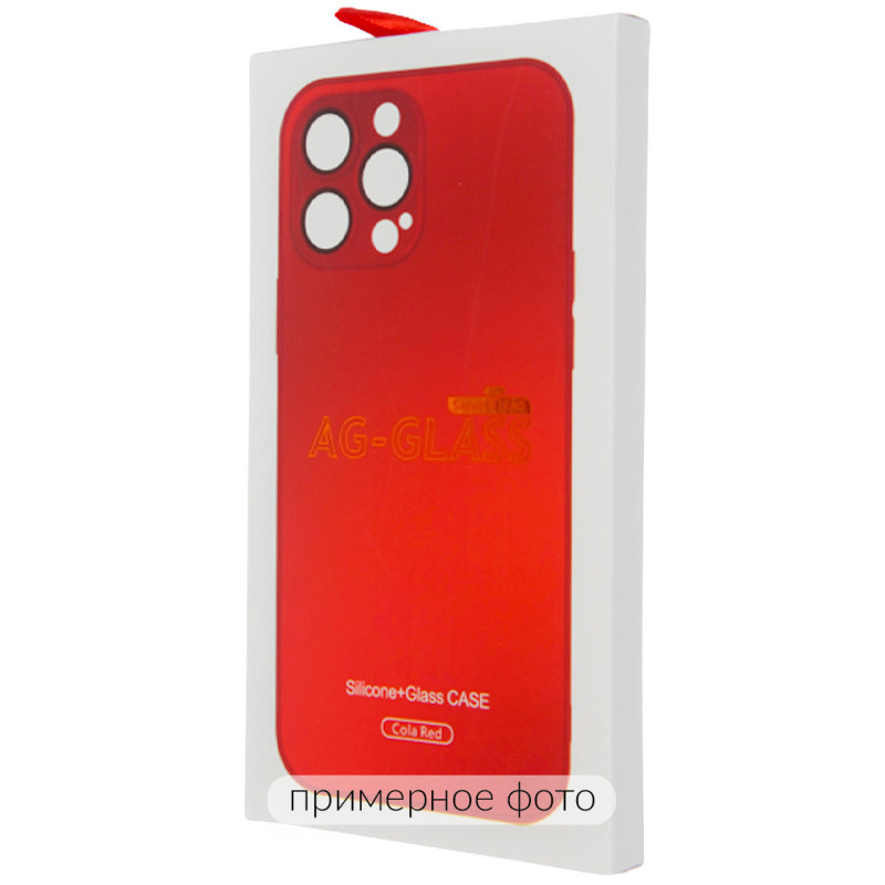 Фото Чохол TPU+Glass Sapphire matte case на Apple iPhone 13 (6.1") (Cola Red) в маназині vchehle.ua