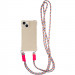 Чохол TPU CrossBody with straps на Apple iPhone 13 (6.1") (Antique White)