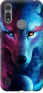 Чохол Арт-вовк на Motorola E6s