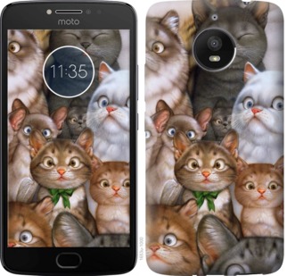 

Чехол коты для Motorola Moto E4 Plus 757770