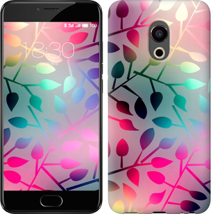 Чехол Листья для Meizu Pro 6