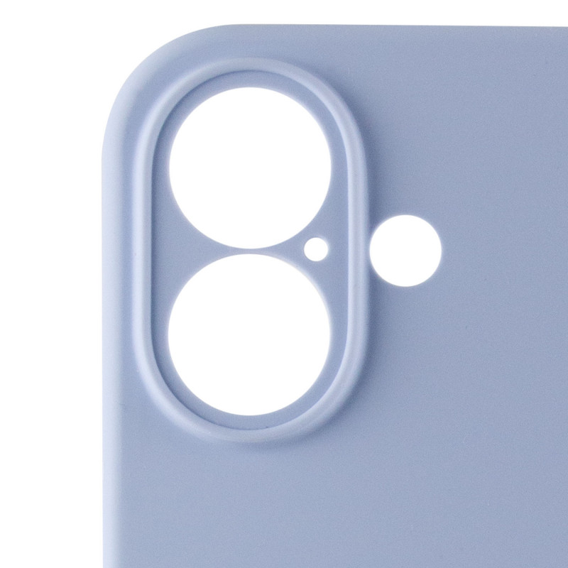 Чохол Silicone Case Full Camera Protective (AA) на Apple iPhone 16 (6.1") (Блакитний / Lilac Blue) в магазині vchehle.ua