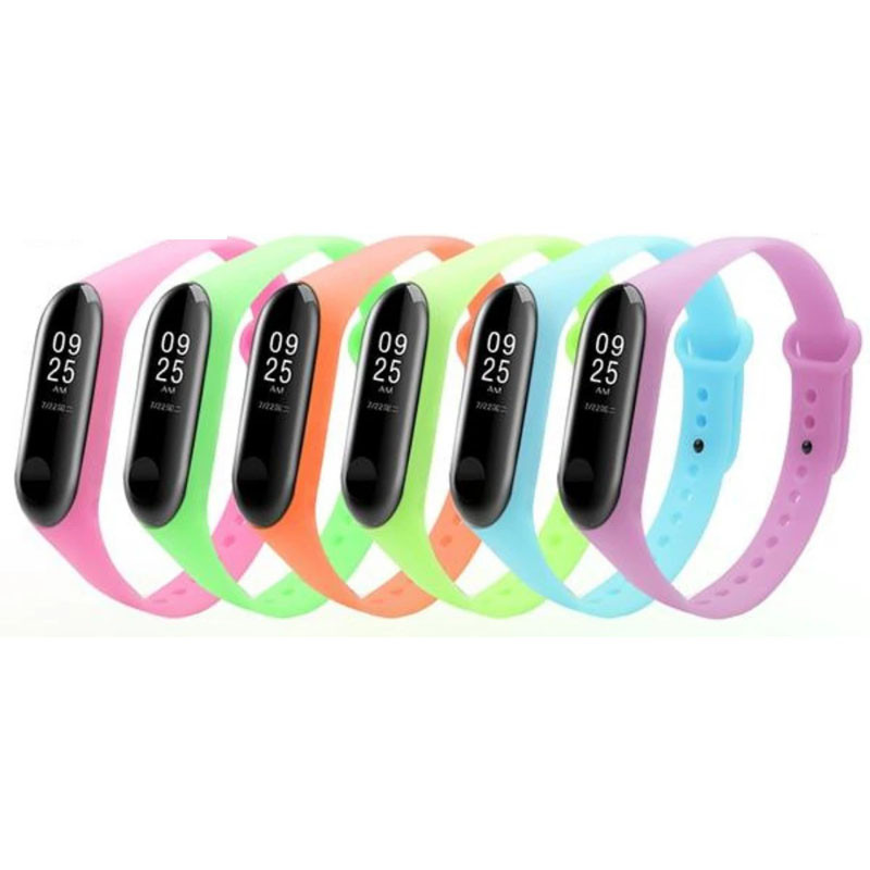 Силиконовый ремешок Neon для Xiaomi Mi Band 3/4