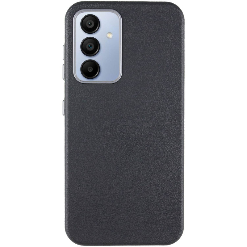 Фото Кожаный чехол Leather Case Metal Buttons для Samsung Galaxy A55 (Black) на vchehle.ua
