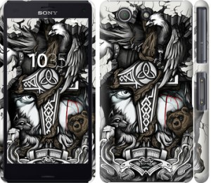 Чохол Тату Вікінг на Sony Xperia Z3 Compact D5803