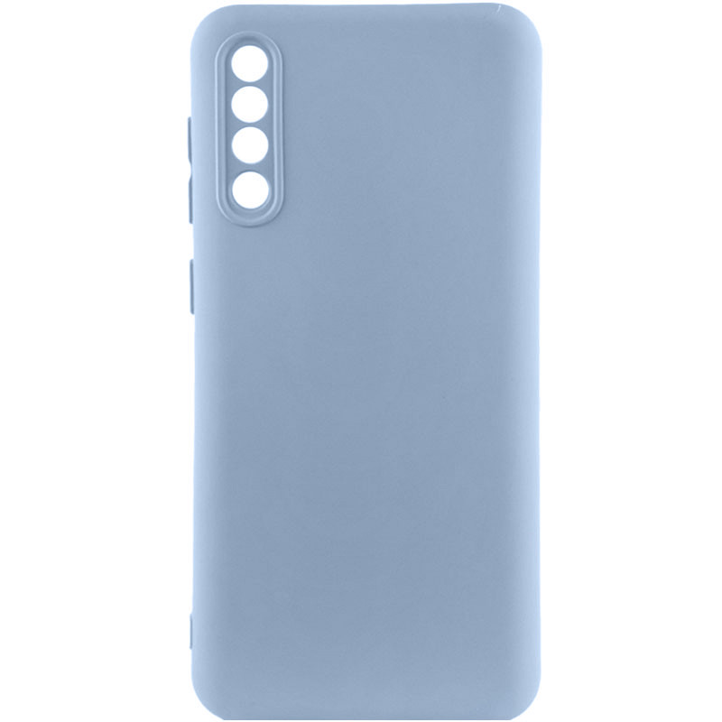 Чехол TPU GETMAN Liquid Silk Full Camera для Samsung Galaxy A50 (A505F) / A50s / A30s (Голубой / Lilac Blue)