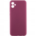 Чохол Silicone Cover Lakshmi Full Camera (AAA) на Samsung Galaxy A04e (Бордовий / Plum)