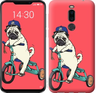 

Чехол Мопс на велосипеде для Meizu X8 763648