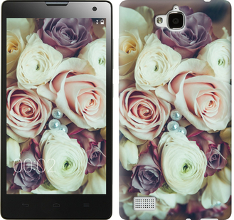 

Чехол Букет роз для Huawei Honor 3C 452475