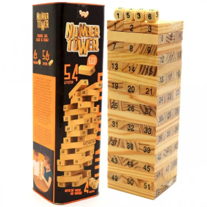 Розвиваюча настільна гра "NUMBER TOWER"