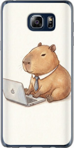 Чехол Funny Capybara CEO Working для Samsung Galaxy Note 5 N920C