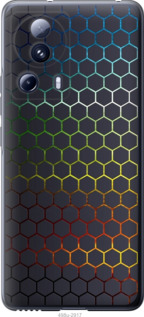Чехол Переливающиеся соты для Xiaomi 13 Lite