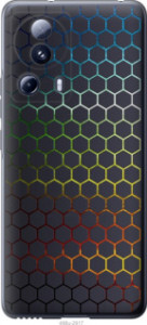 Чехол Переливающиеся соты для Xiaomi 13 Lite