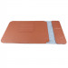 Фото Подставка-чехол для ноутбука STAND JD-S101 с БЗУ 4in1 15W (13-14'') (Brown) на vchehle.ua