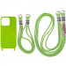 Чехол TPU two straps California для Apple iPhone 13 (6.1") (Салатовый)