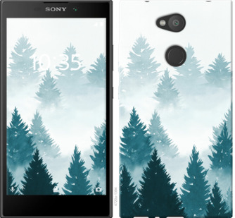 

Чехол Акварельные Елки для Sony Xperia L2 H4311 862635