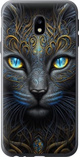 Чохол Узорчата кішка на Samsung Galaxy J3 (2017)