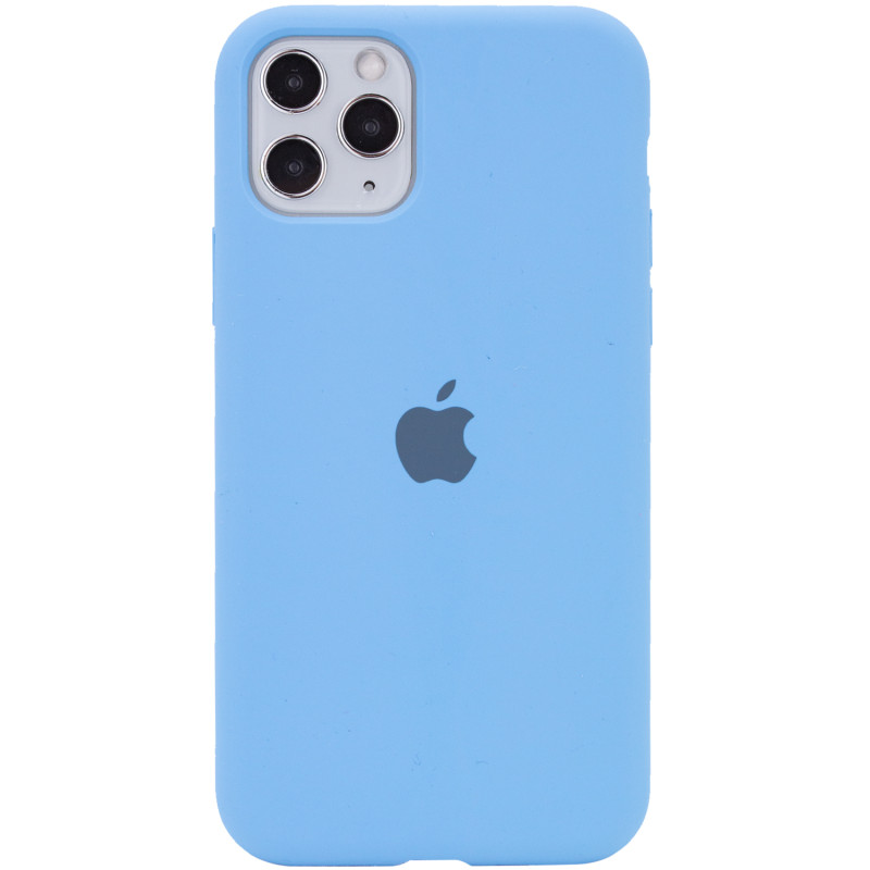 Чохол Silicone Case Full Protective (AA) на Apple iPhone 11 Pro Max (6.5") (Блакитний / Cornflower)