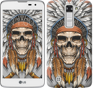 

Чехол Череп индейца для LG K8 K350E 641131