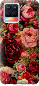 Чехол Цветущие розы для Realme 8