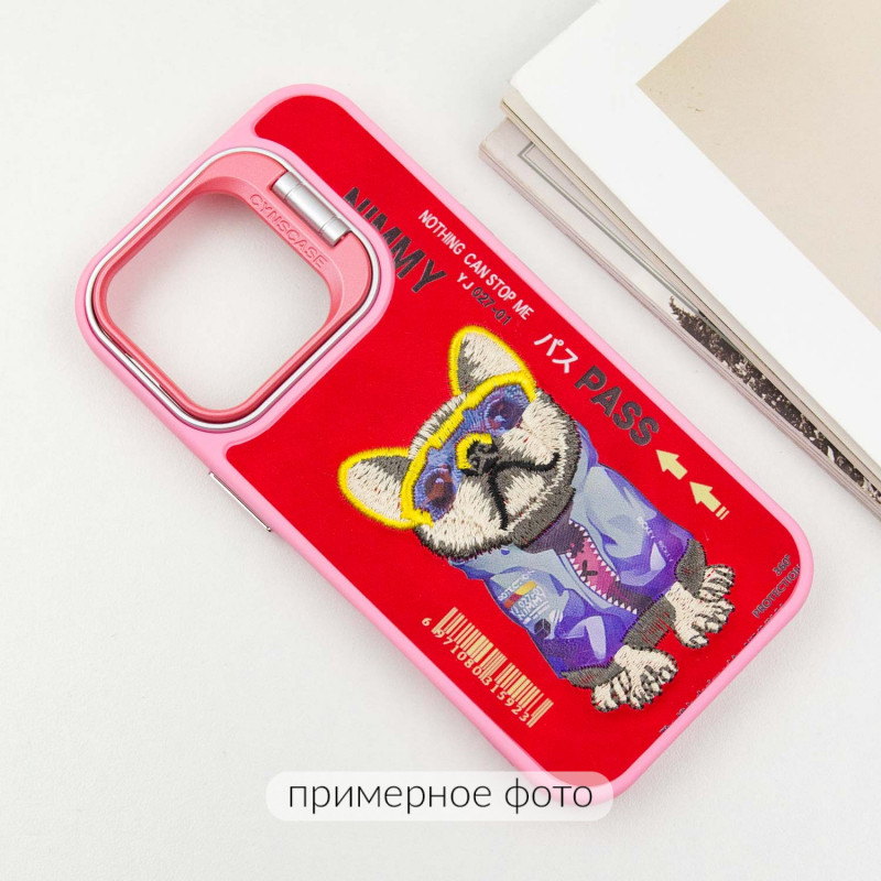 Фото TPU+PC чохол Friends на Apple iPhone 15 Pro (6.1") (Pink Dog) в маназині vchehle.ua