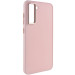 TPU чехол Bonbon Metal Style для Samsung Galaxy S21 FE (Розовый / Light pink)