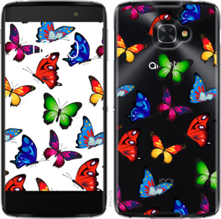 

Чехол Красочные мотыльки для Alcatel idol 4s 881663
