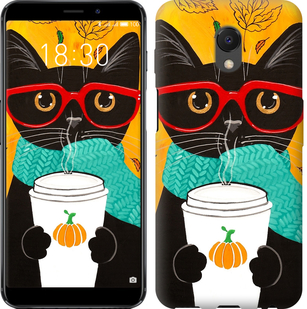 

Чохол Осінній кіт на Meizu M6s 639752