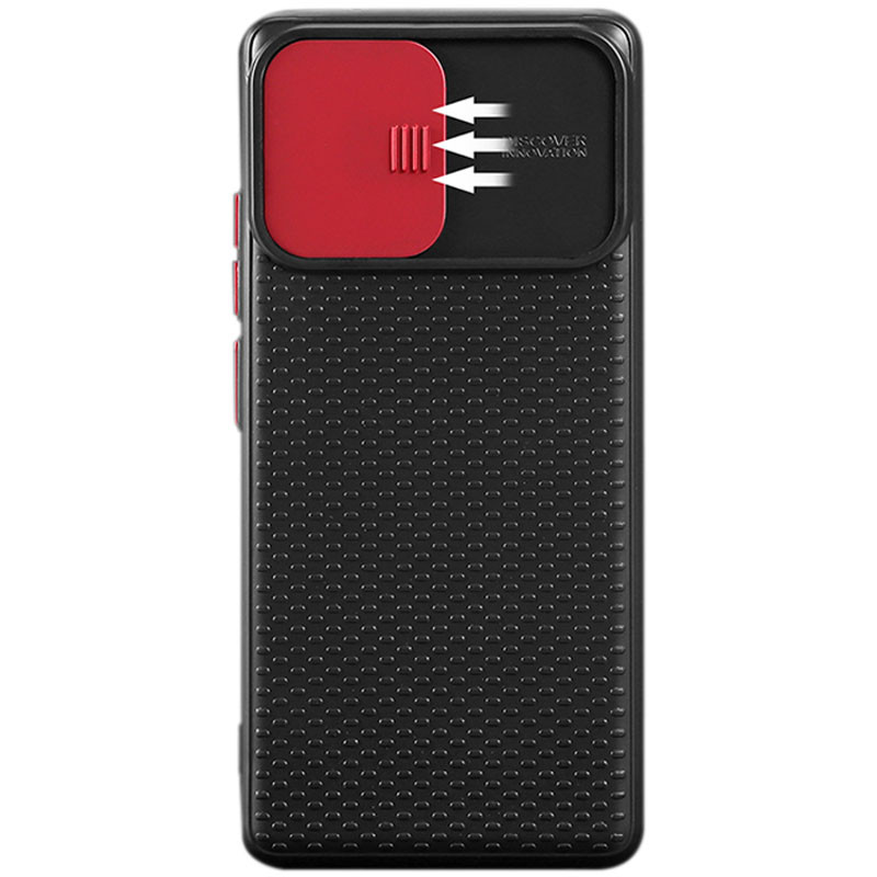 

Чехол Camshield Black TPU со шторкой защищающей камеру для iPhone 7 (4.7'') (Черный / Красный) 906513