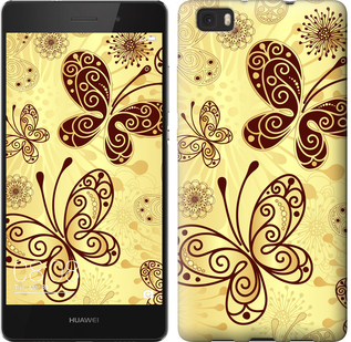 

Чехол Красивые бабочки для Huawei Ascend P8 Lite 629822