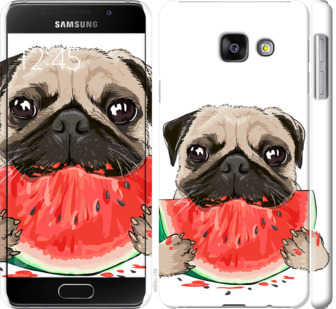 

Чохол Мопс і кавун на Samsung Galaxy A3 (2016) A310F 843434