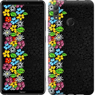 

Чехол цветочный орнамент для Huawei Honor Note 10 673501