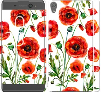 

Чехол Нарисованные маки для Sony Xperia XA 744010